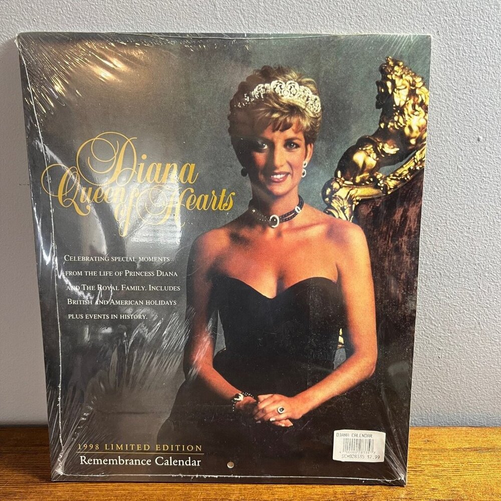 Diana Queen of Hearts 1998 Limited Edition Remembrance Calendar NEW SEALED